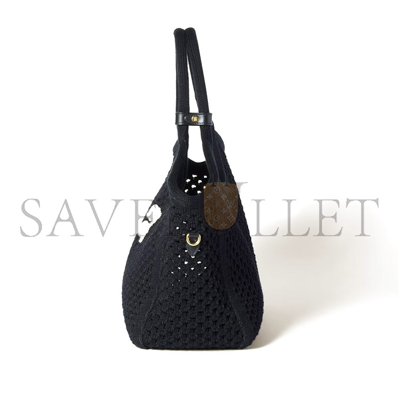 MIU MIU IVY COTTON MESH TOTE BAG 5BG281 (28*26*12.5cm) MIU MIU IVY COTTON MESH TOTE BAG 5BG281 (28*26*12.5cm)